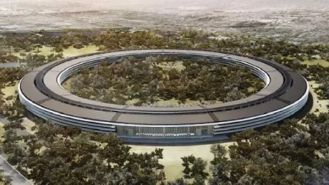 Apple's new spaceship HQ ready for take off