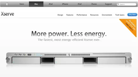 Apple discontinues Xserve