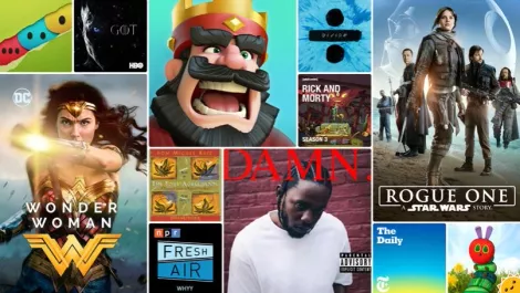Apple reveals their picks for the most popular apps, music and movies of 2017