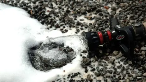 Firefighting foam starts a blazing row