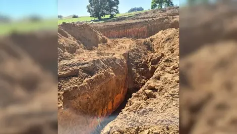 Worker rescued from trench collapse
