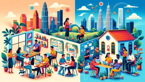 Singapore staff favour hybrid work models, study shows